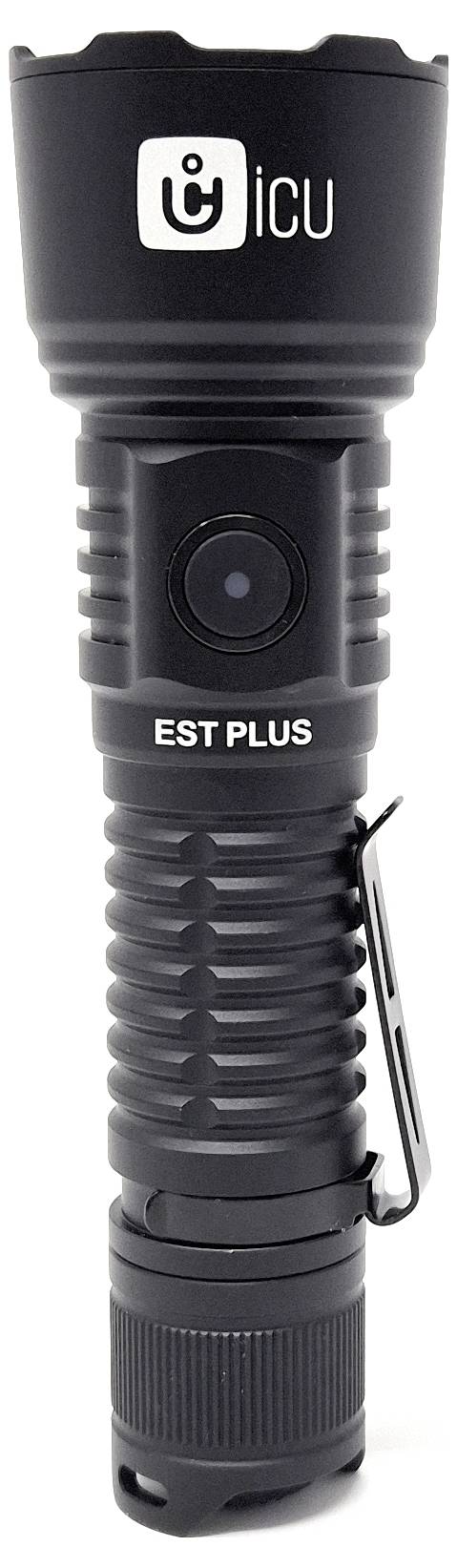 ICU Luminator LED Taschenlampe Große Reichweite, IP68 (wasserdicht), mit USB-Schnittstelle Li-Ionen Akkus 1600lm 120g