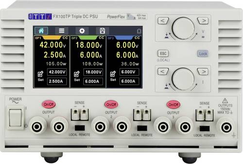 Aim TTi FX100TP Labornetzgerät, einstellbar 0 - 42 1 mA - 6 A 246 W fernsteuerbar, OVP, schmale Bau