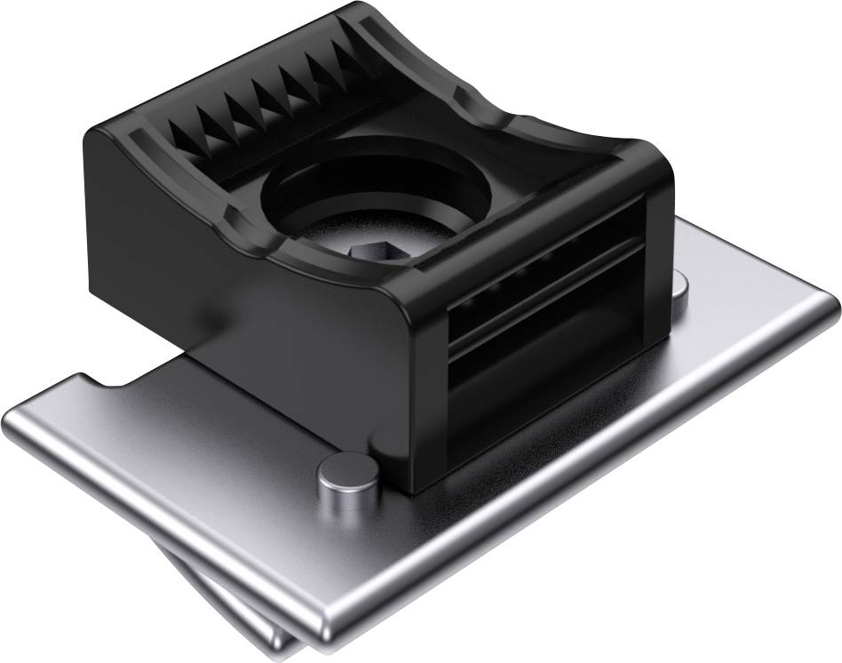 Hebotec KBS 4-20 C16 10 Befestigungssockel 3011-022C Schwarz 1 St.