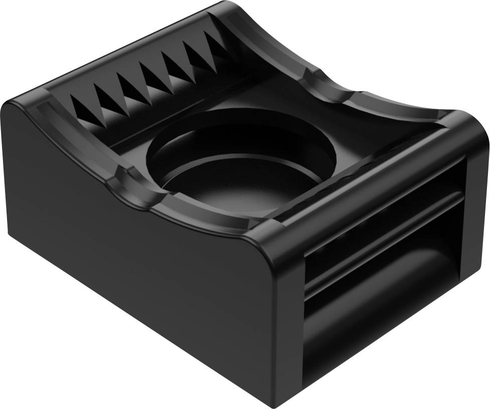 Hebotec KBS-SN 4-20 10 Befestigungssockel 3011-572C Schwarz 1St.