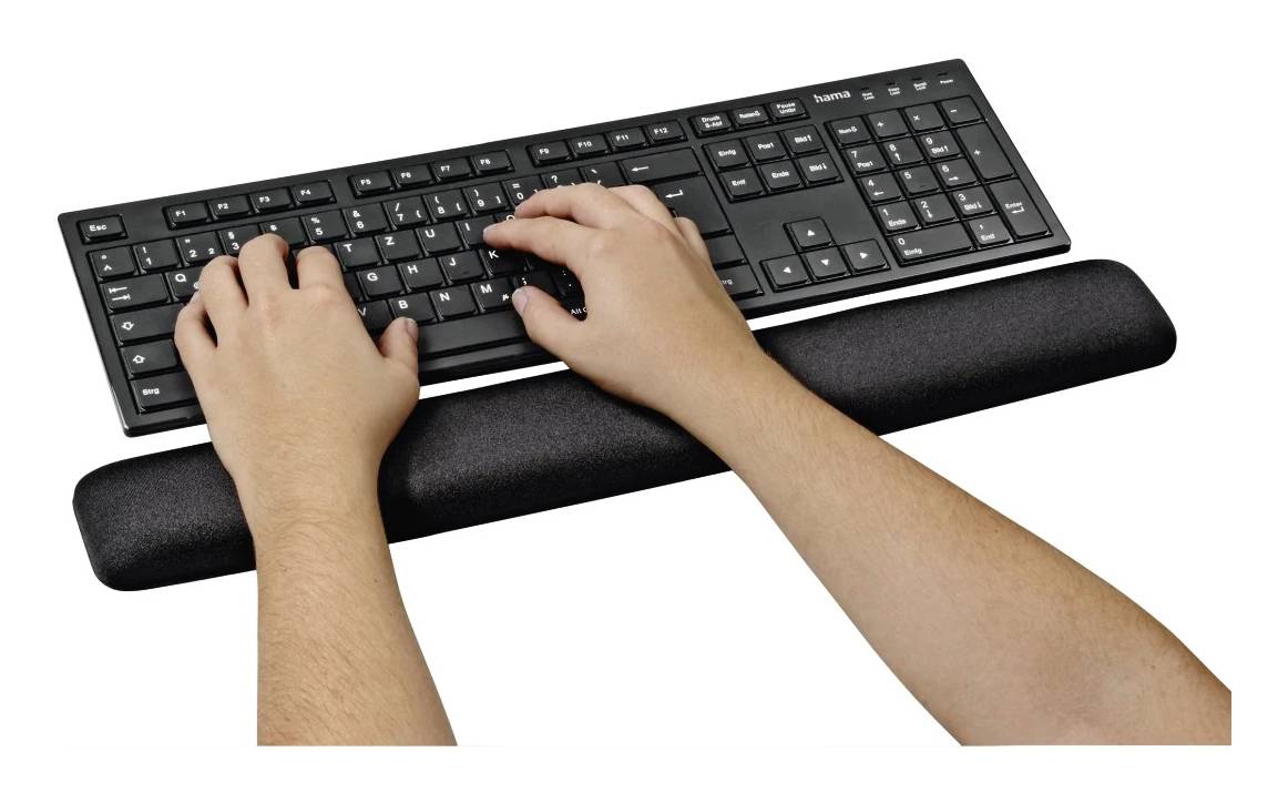 Hama Ergo Handballenauflage Schwarz