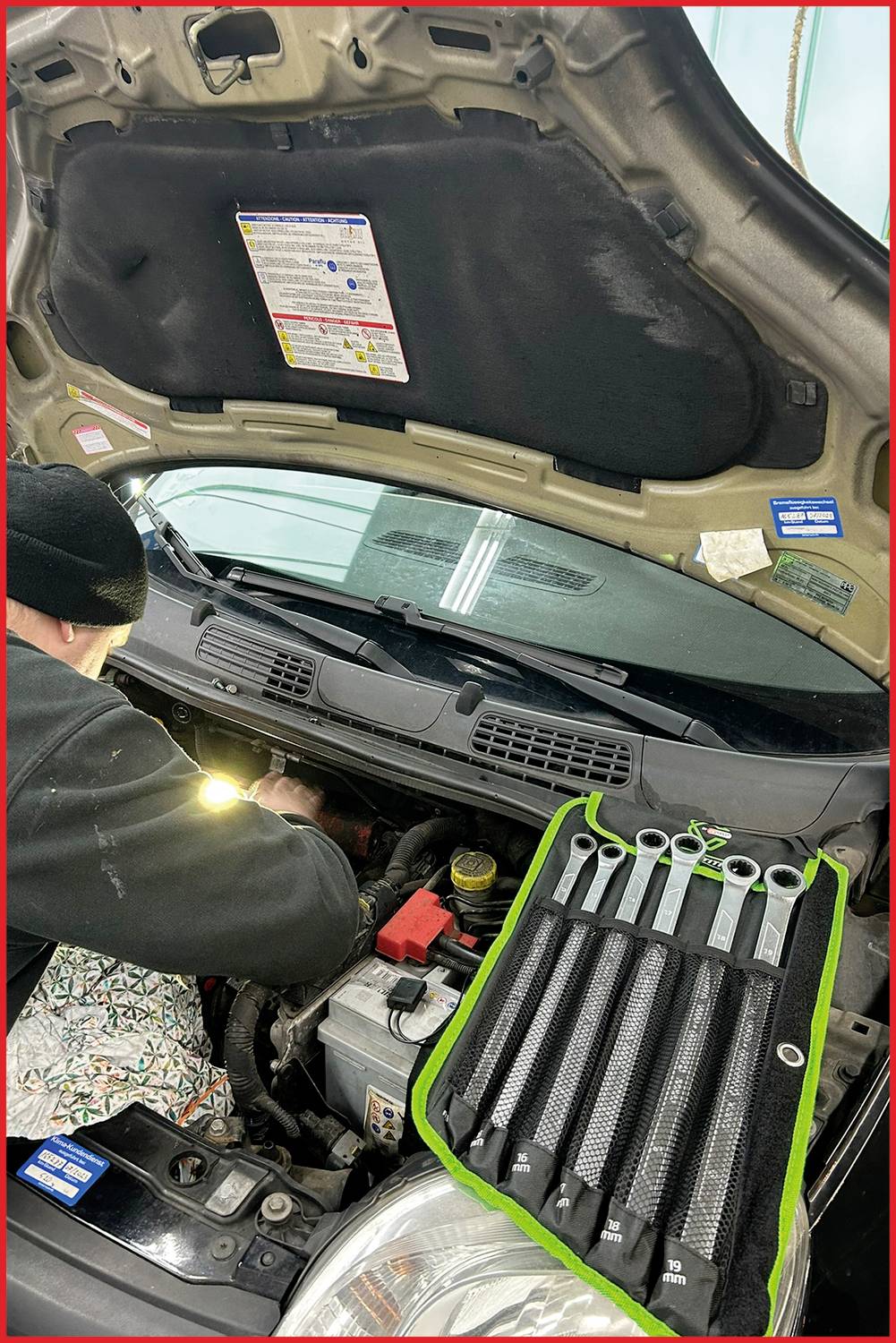 KS Tools 512.0205 Ring-Ratschenschlüssel-Satz 6teilig