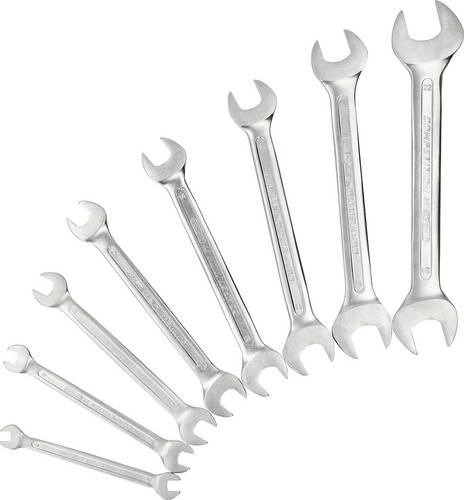 KS Tools 512.0208 Doppel-Maulschlüssel-Satz 8teilig