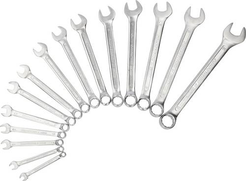 KS Tools 512.0215 Ring-Maulschlüssel-Satz 15teilig