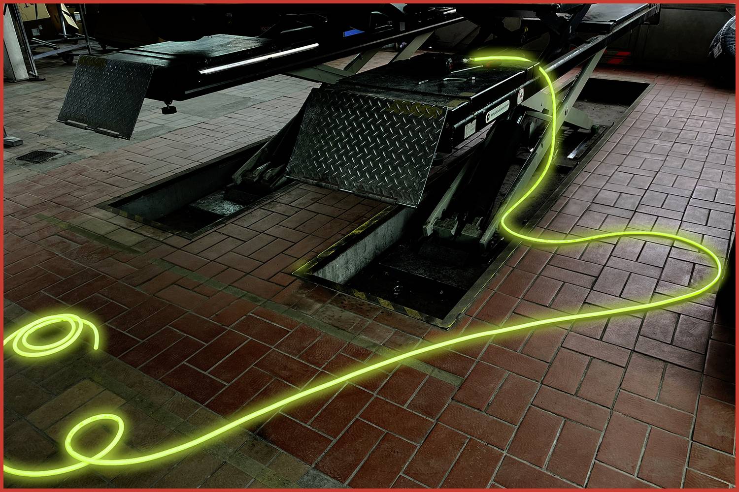 KS Tools 512.3410 Signal Druckluftschlauch Druckluft-Schlauch 10m