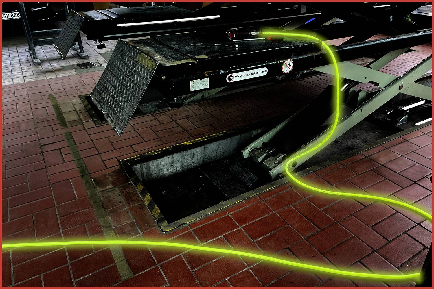 KS Tools 512.3410 Signal Druckluftschlauch Druckluft-Schlauch 10m