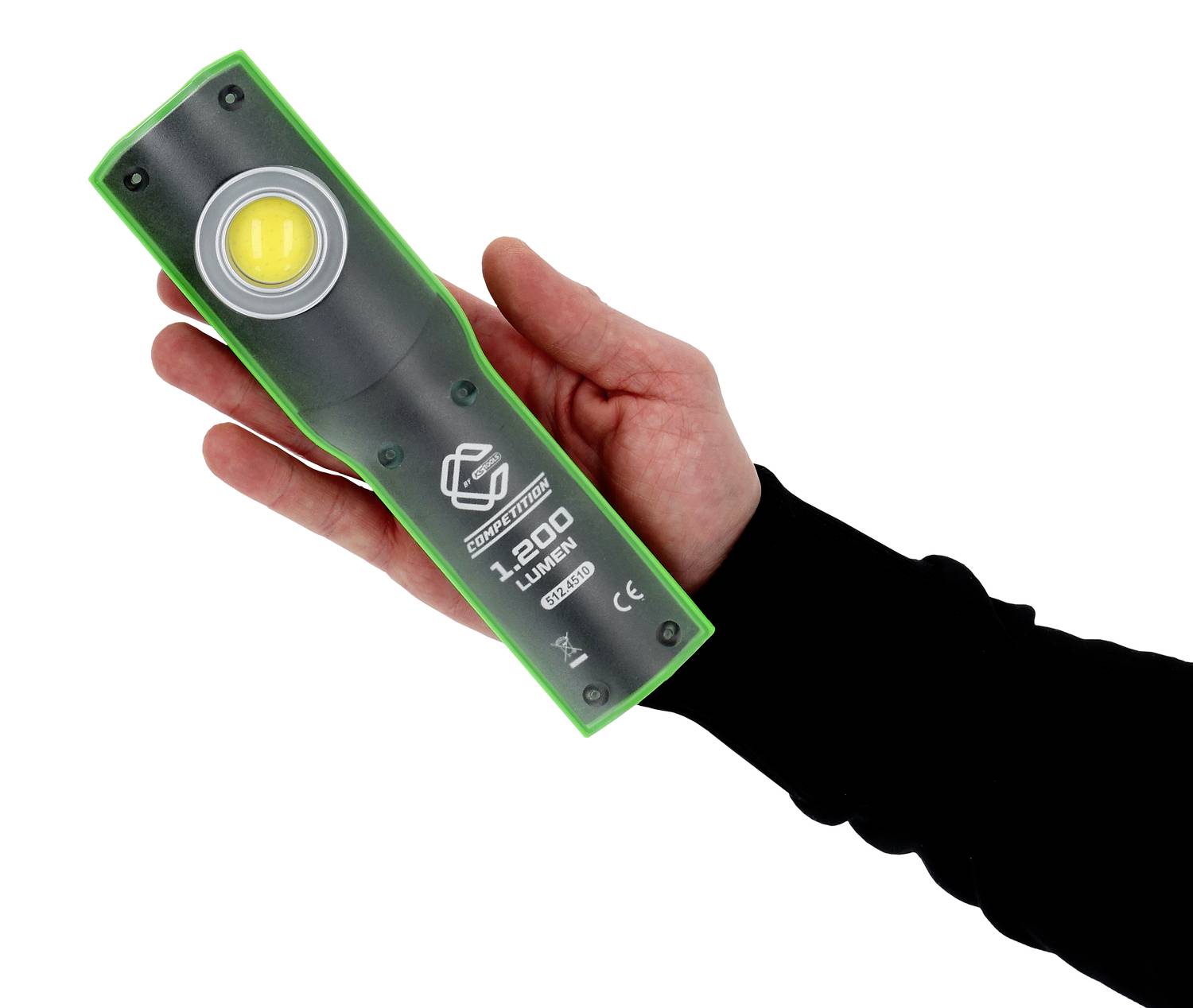 KS Tools 512.4510 COMPETITION LED-Arbeitsleuchte, dimmbar, 1200 Lumen, mit Ladestation 2021 Energie