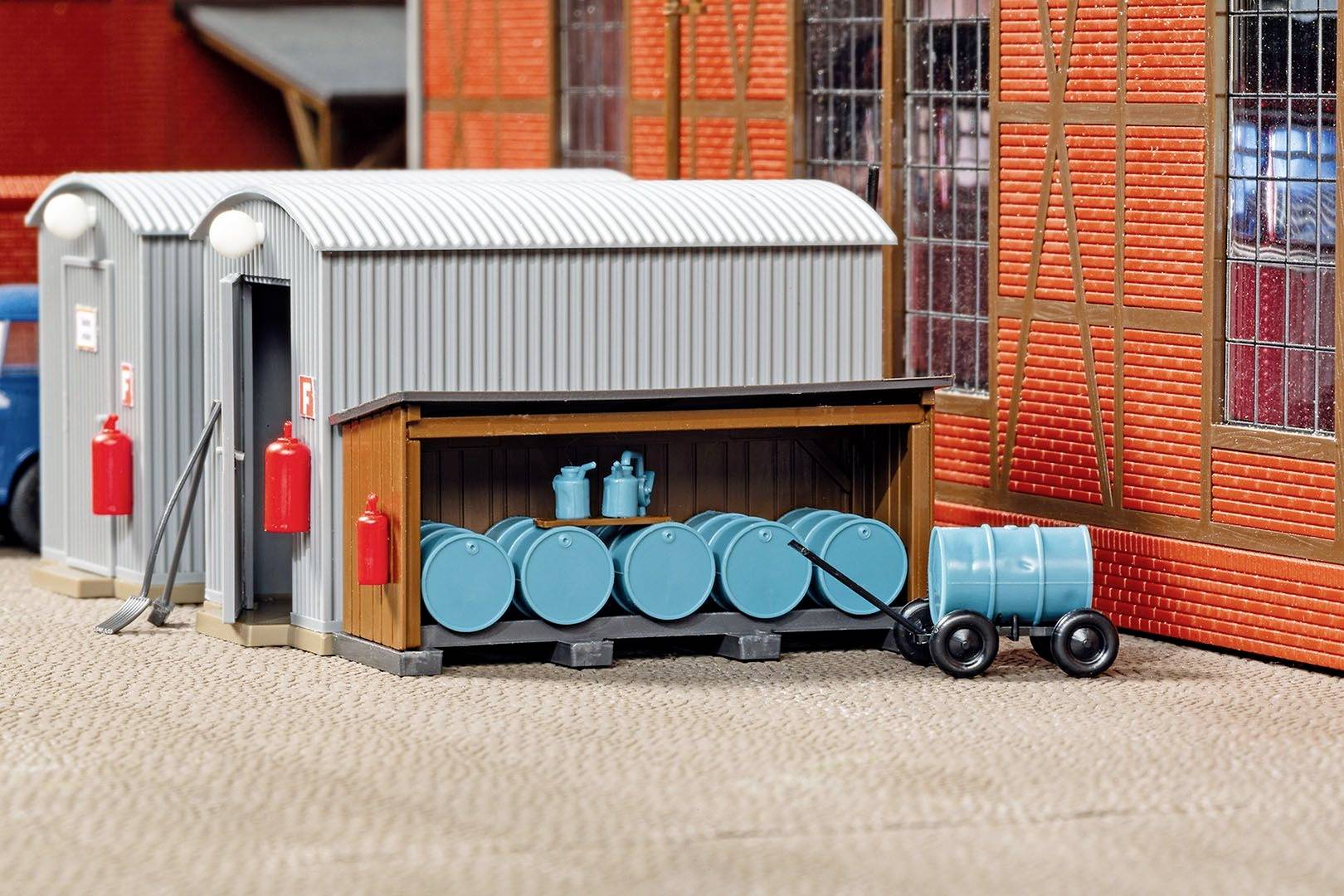 Auhagen 11478 H0 Wellblechschuppen Öllager