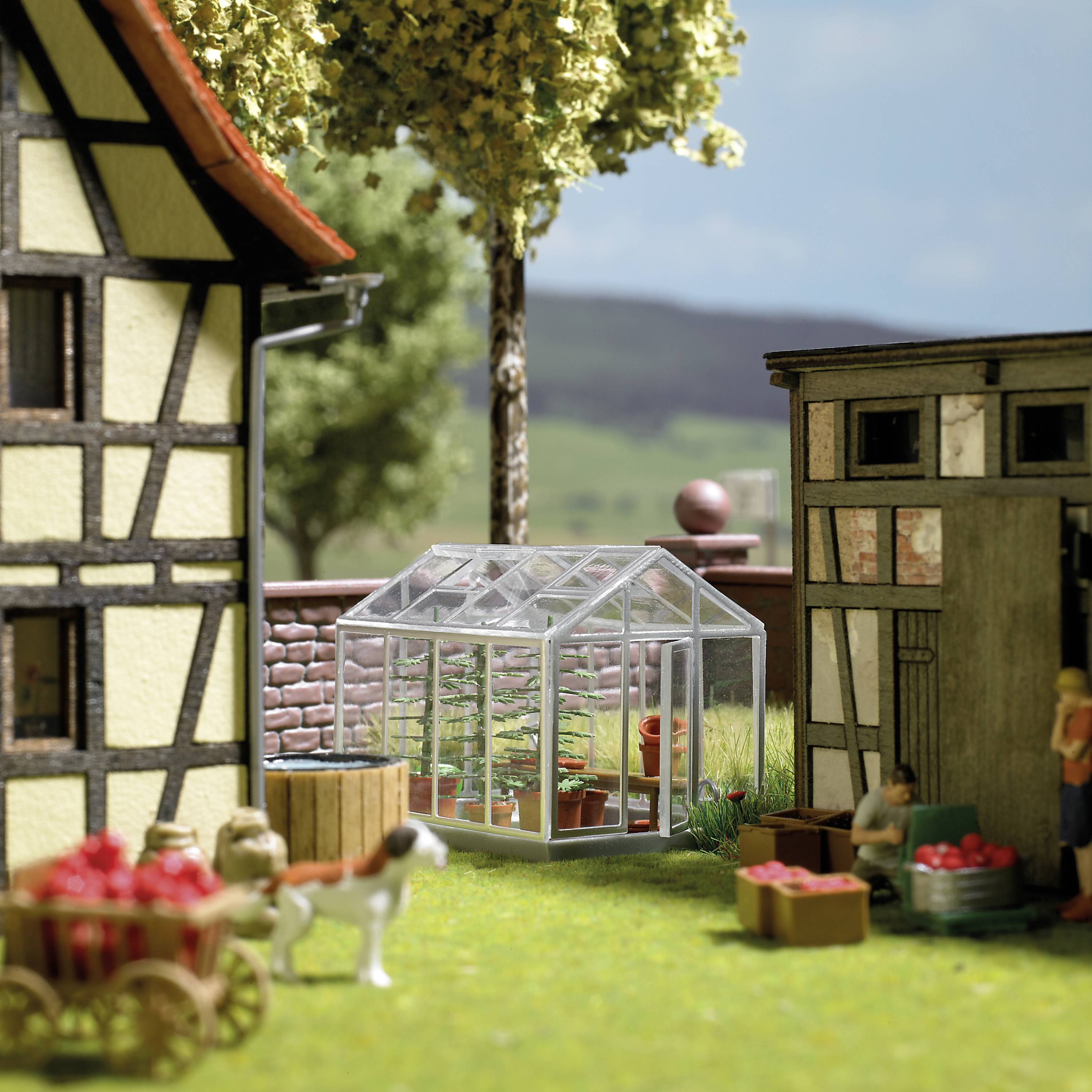 Busch 1979 H0 Cannabis-Anbau Bausatz