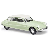 Busch 48035 H0 PKW Modell Citroën DS19 zweifarbig, Gelbgrün/Weiß Busch 48035 H0 PKW Modell Citroën DS19 zweifarbig, Gelbgrün/Weiß