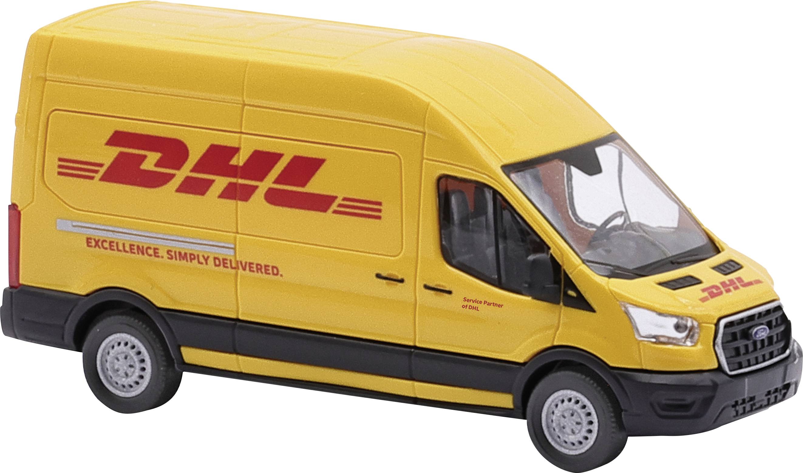 Busch 54508 H0 PKW Modell Ford Transit 2014, DHL