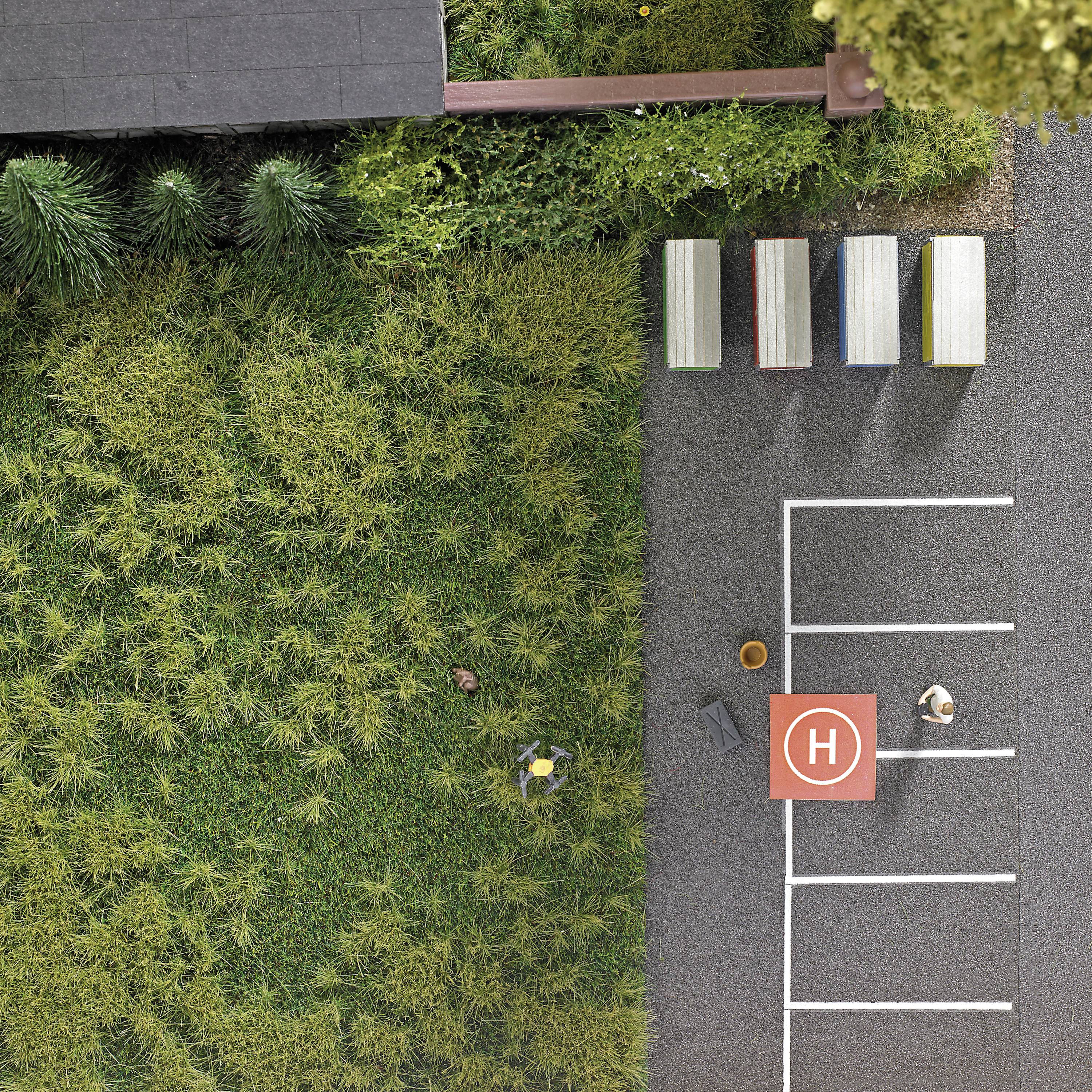 Busch H0 Action Set Rehkitzrettung Bausatz