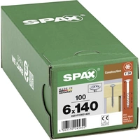 SPAX 0251010601405 Holzschraube 6 mm 140 mm T-STAR plus Stahl WIROX 100 St. SPAX 0251010601405 Holzschraube 6 mm 140 mm T-STAR plus Stahl WIROX 100 St.
