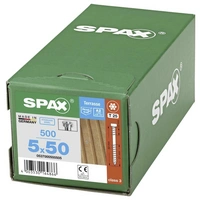 SPAX 0537000500505 Holzschraube 5mm 50mm T-STAR plus Edelstahl A2 500St. SPAX 0537000500505 Holzschraube 5mm 50mm T-STAR plus Edelstahl A2 500St.