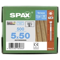 SPAX 0537000500505 Holzschraube 5mm 50mm T-STAR plus Edelstahl A2 500St. SPAX 0537000500505 Holzschraube 5mm 50mm T-STAR plus Edelstahl A2 500St.
