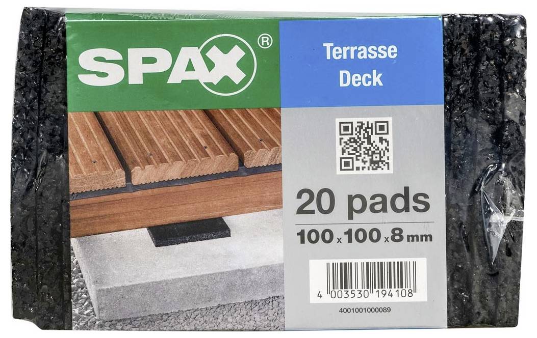 SPAX Abstandshalter 100mm 4001001000089 20 St. (L x B x H) 100 x 100 x 8mm
