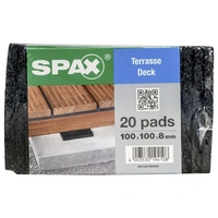 SPAX Abstandshalter 100mm 4001001000089 20 St. (L x B x H) 100 x 100 x 8mm SPAX Abstandshalter 100mm 4001001000089 20 St. (L x B x H) 100 x 100 x 8mm