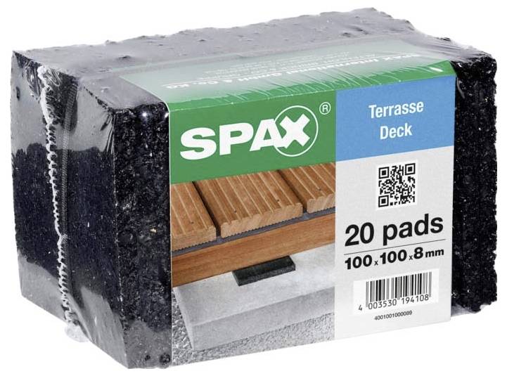 SPAX Abstandshalter 100mm 4001001000089 20 St. (L x B x H) 100 x 100 x 8mm