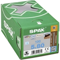 SPAX 0537000500803 Holzschraube 5mm 80mm T-STAR plus Edelstahl A2 100St. SPAX 0537000500803 Holzschraube 5mm 80mm T-STAR plus Edelstahl A2 100St.
