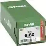 SPAX 1191010600805 Holzschraube 6mm 80mm T-STAR plus Stahl WIROX 200St. SPAX 1191010600805 Holzschraube 6mm 80mm T-STAR plus Stahl WIROX 200St.