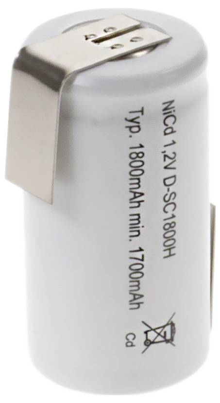 Mexcel Spezial-Akku Sub-C NiCd 1.2V 1800 mAh 1St.