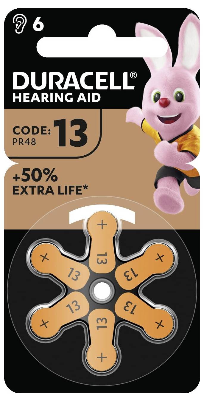 Duracell Hörgerätebatterie ZA 13 1.45V 1 St. 290 mAh Zink-Luft
