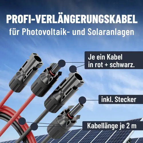 Absina 910001 Verlängerungskabel 4mm² Kabellänge 2m Absina 910001 Verlängerungskabel 4mm² Kabellänge 2m