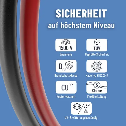 Absina 910001 Verlängerungskabel 4mm² Kabellänge 2m Absina 910001 Verlängerungskabel 4mm² Kabellänge 2m