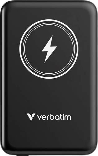 Verbatim Charge 'n' Go Magnetic Wireless Powerbank 10000 mAh Fast Charge, Quick Charge 3.0, USB PD