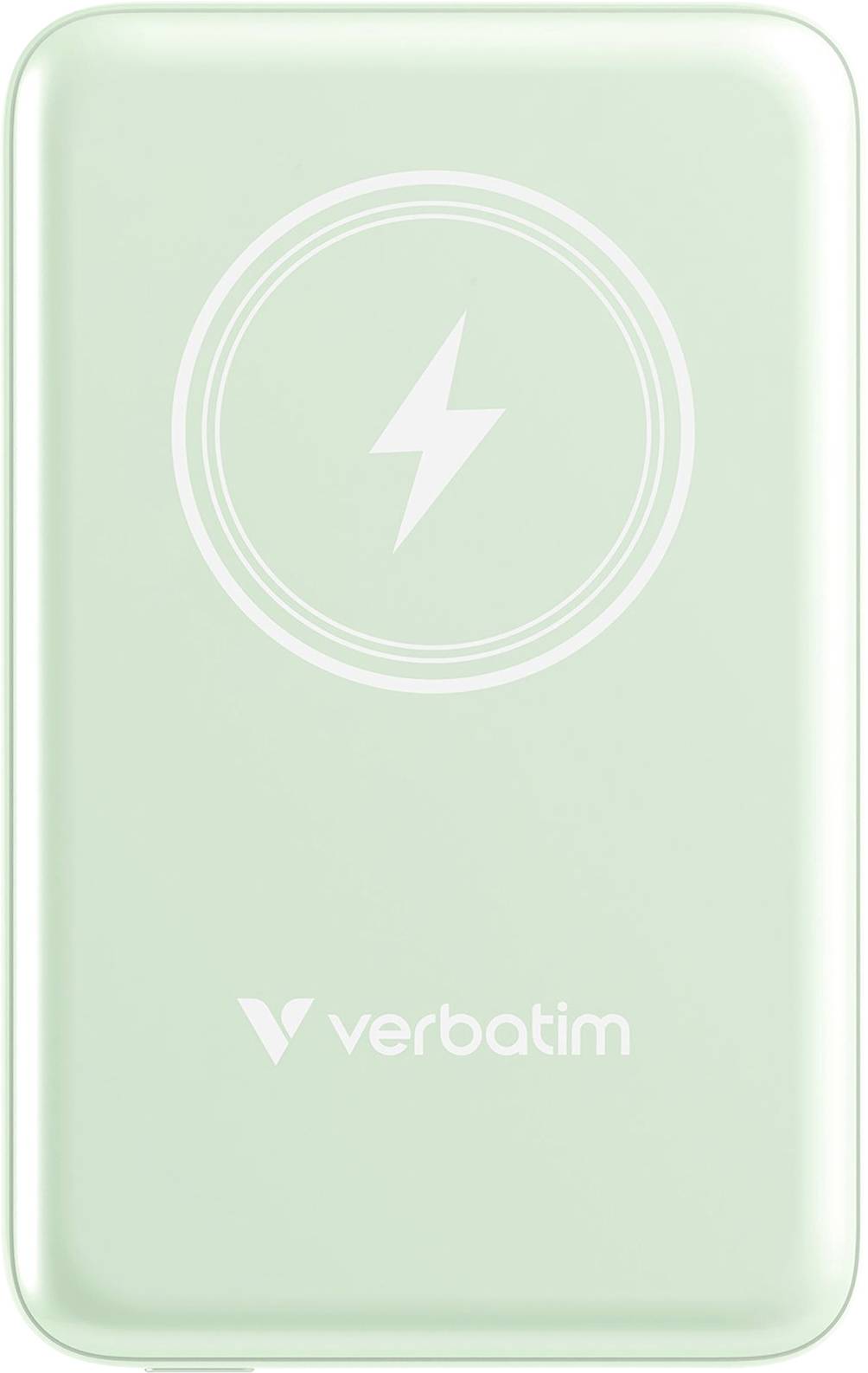 Verbatim Charge 'n' Go Magnetic Wireless Powerbank 10000 mAh Fast Charge, Quick Charge 3.0, USB PD 3.0, Adaptive Fast Charge LiPo