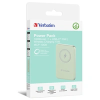 Verbatim Charge 'n' Go Magnetic Wireless Powerbank 10000 mAh Fast Charge, Quick Charge 3.0, USB PD Verbatim Charge 'n' Go Magnetic Wireless Powerbank 10000 mAh Fast Charge, Quick Charge 3.0, USB PD