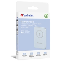 Verbatim Charge 'n' Go Magnetic Wireless Powerbank 10000 mAh Fast Charge, Quick Charge 3.0, USB PD Verbatim Charge 'n' Go Magnetic Wireless Powerbank 10000 mAh Fast Charge, Quick Charge 3.0, USB PD