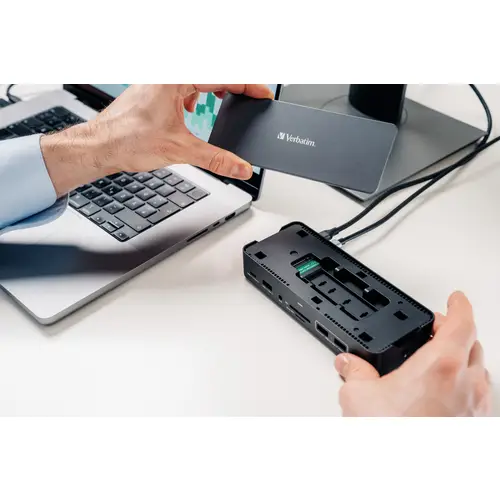 Verbatim USB-C® Dockingstation CDS-155 Passend für Marke Dockingstations: Universal M.2 SSD Steckpl Verbatim USB-C® Dockingstation CDS-155 Passend für Marke Dockingstations: Universal M.2 SSD Steckpl