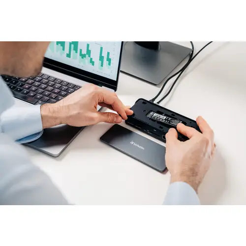 Verbatim USB-C® Dockingstation CDS-15SSD Passend für Marke Dockingstations: Universal Inkl. integri Verbatim USB-C® Dockingstation CDS-15SSD Passend für Marke Dockingstations: Universal Inkl. integri