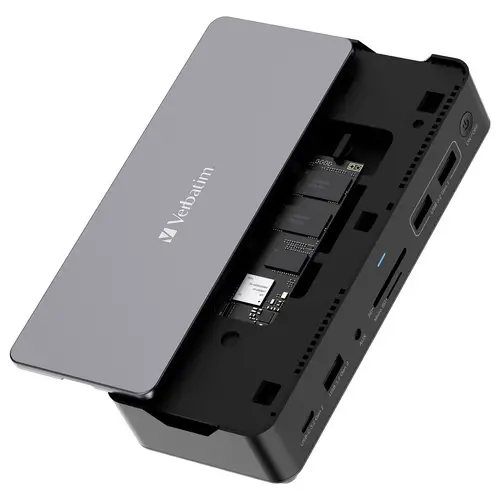 Verbatim USB-C® Dockingstation CDS-15SSD Passend für Marke Dockingstations: Universal Inkl. integri Verbatim USB-C® Dockingstation CDS-15SSD Passend für Marke Dockingstations: Universal Inkl. integri