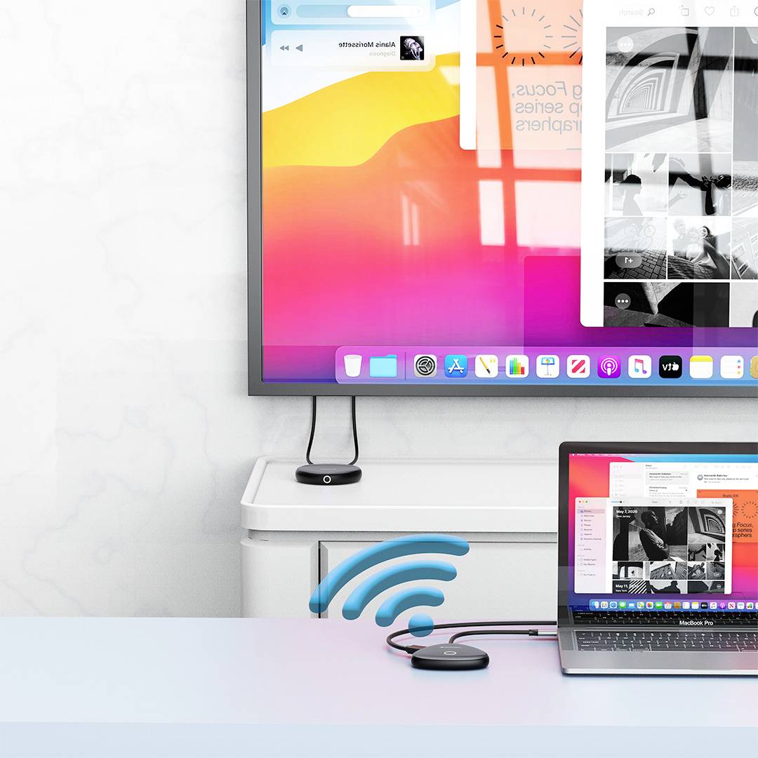 Verbatim WDA-02 "Share My Screen" USB-C® / HDMI Adapter [1x USB-C® - 1x HDMI®] Schwarz, Grau 15cm