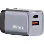 Verbatim GNC-35 GaN Reiseladeadapter 35 W 1x USB-A, 1x USB-C® USB PD, USB PD 3.0, QC 3.0 Grau GaN Verbatim GNC-35 GaN Reiseladeadapter 35 W 1x USB-A, 1x USB-C® USB PD, USB PD 3.0, QC 3.0 Grau GaN
