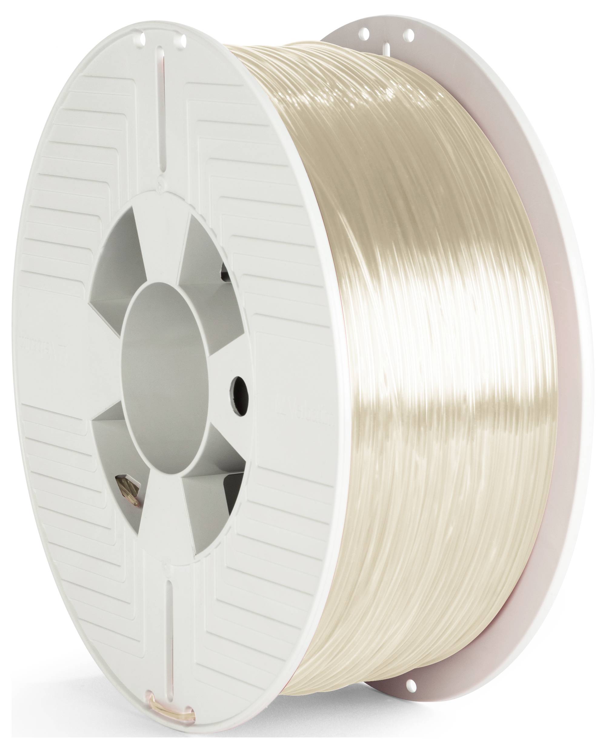 Verbatim 55051 55051 Filament PETG schlagfest, flexibel 1.75mm 1kg Transparent 1St.