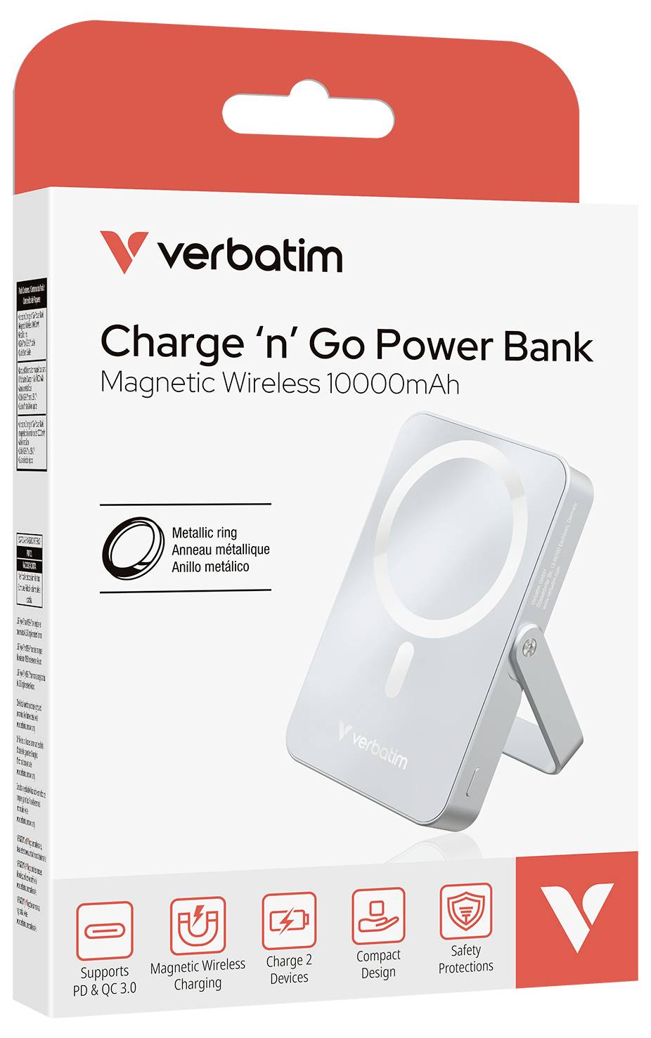Verbatim Charge 'n' Go Powerbank 10000 mAh USB PD 3.0, QC 3.0 LiPo USB-C® Blau