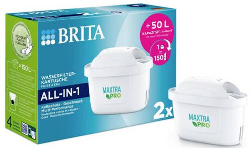 Brita Maxtra Pro Pure 2er 122003 Wasserfilter Weiß