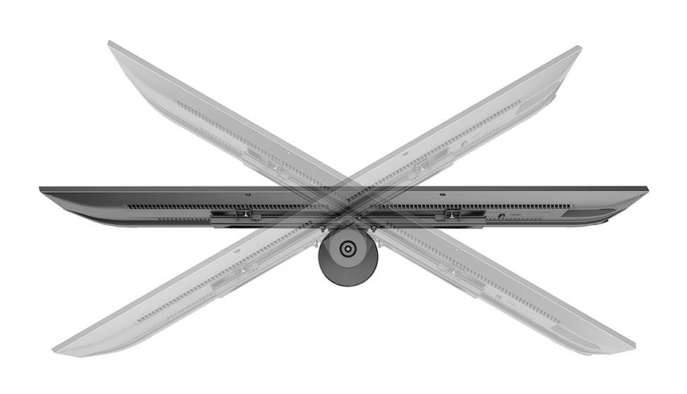 Neomounts DS42-430BL14 TV-Standfuß Schwenkbar 81,3 cm (32") - 139,7 cm (55") Stand