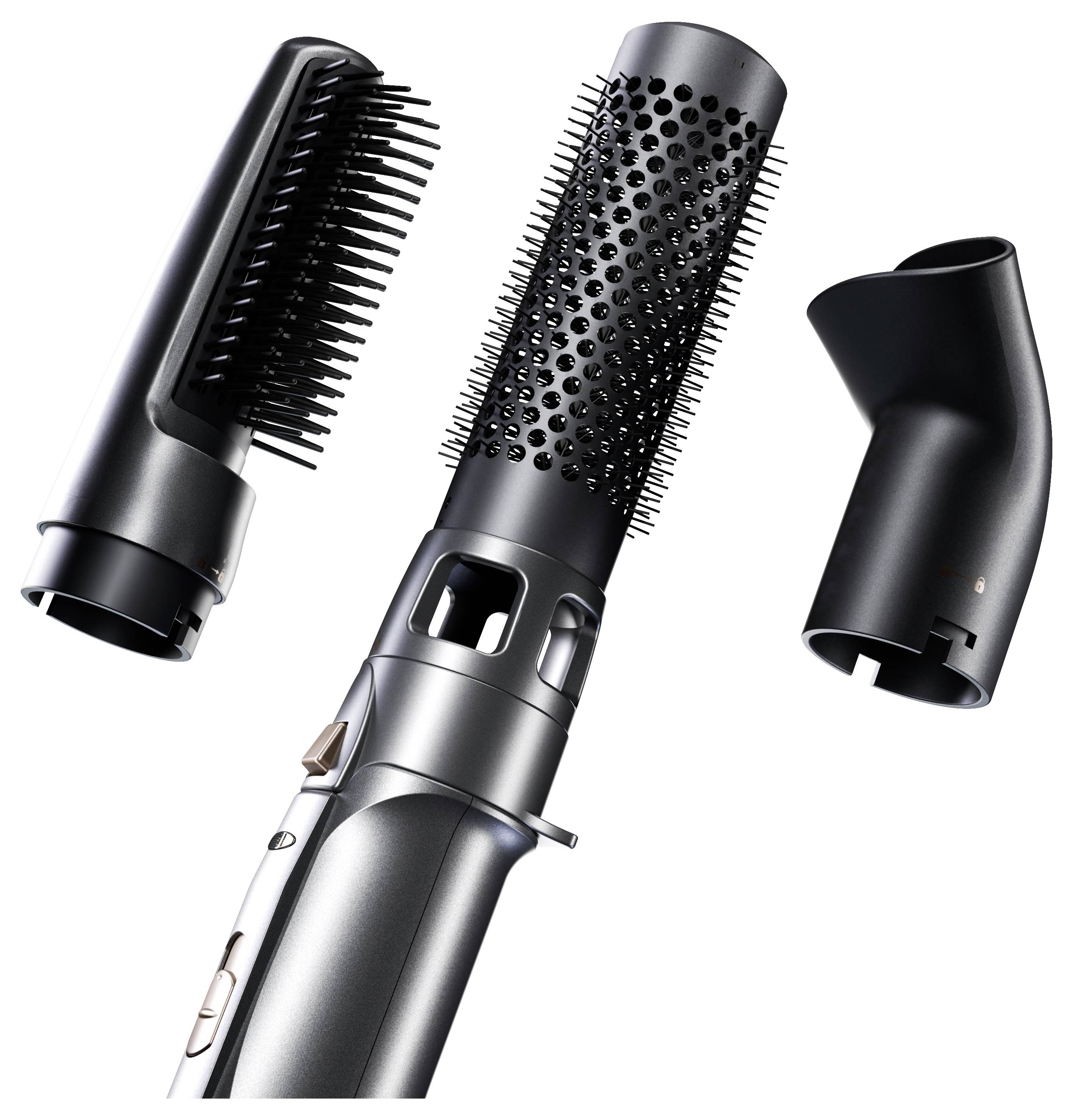 Carrera Beauty 02663 Warmluftbürste Schwarz mit Ionisierung