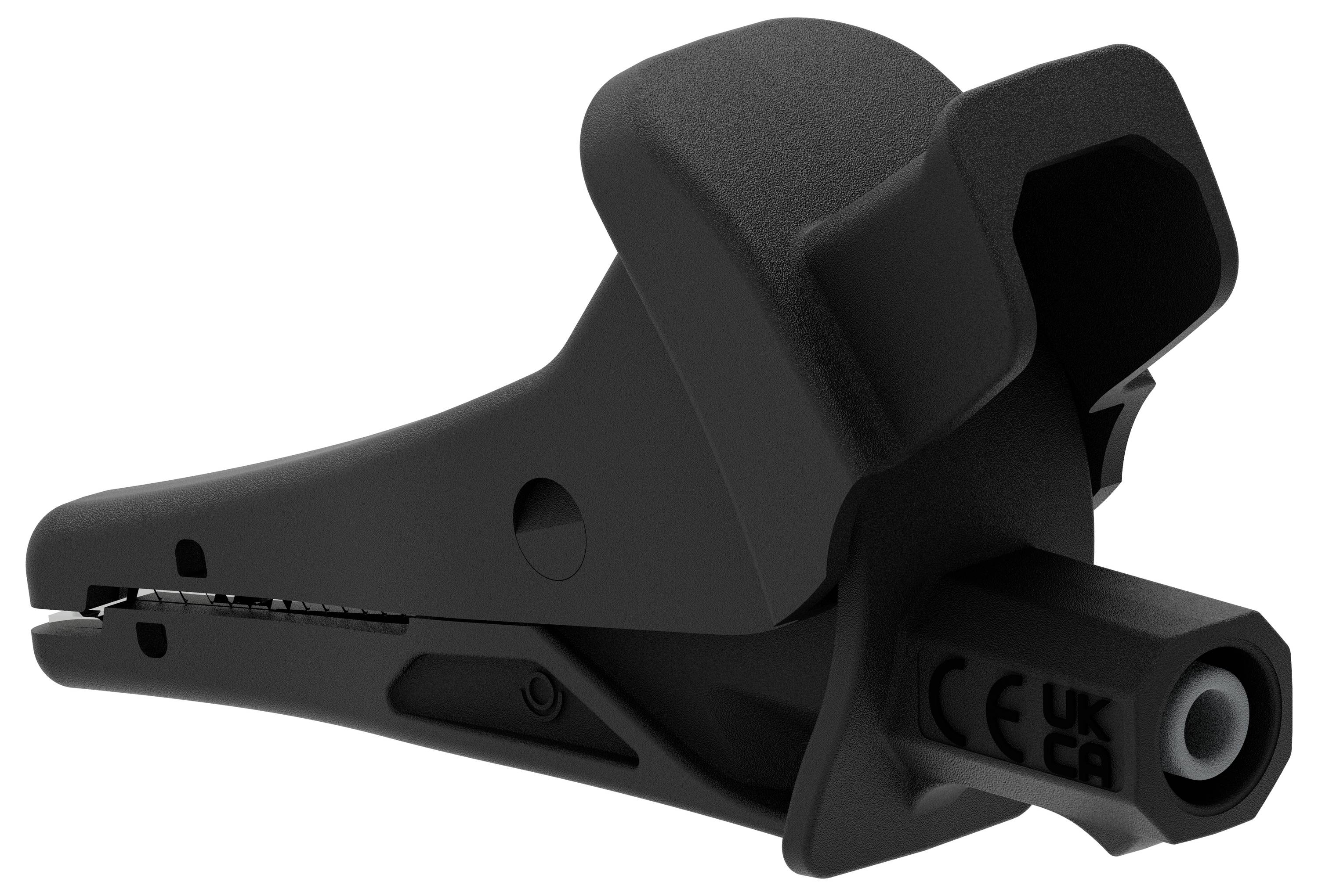 Electro PJP 5104-IEC-CD1-N Krokodilklemme Schwarz Klemmbereich max.: 25mm Länge: 91mm 1St.