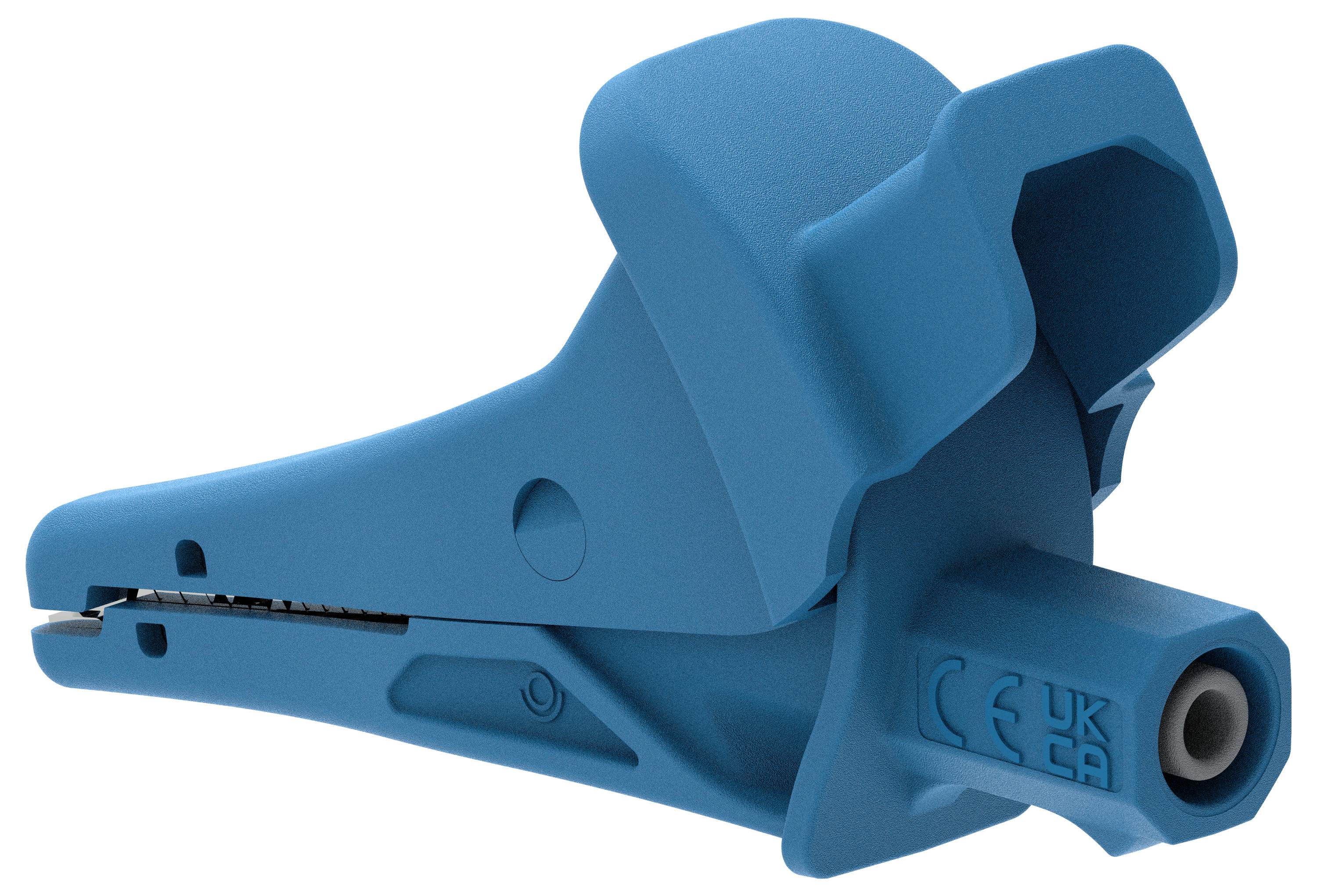 Electro PJP 5104-IEC-CD1-BL Krokodilklemme Blau Klemmbereich max.: 25mm Länge: 91mm 1St.