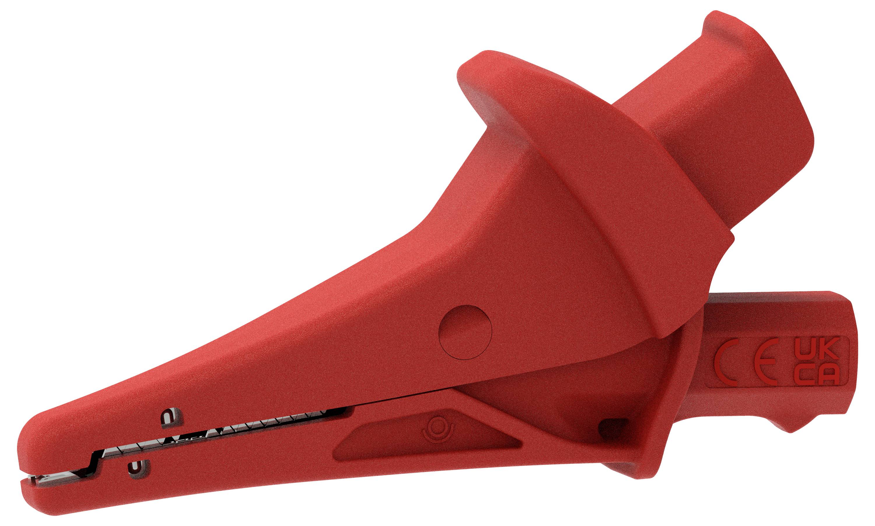 Electro PJP 5104-IEC-CD1-R Krokodilklemme Rot Klemmbereich max.: 25mm Länge: 91mm 1St.