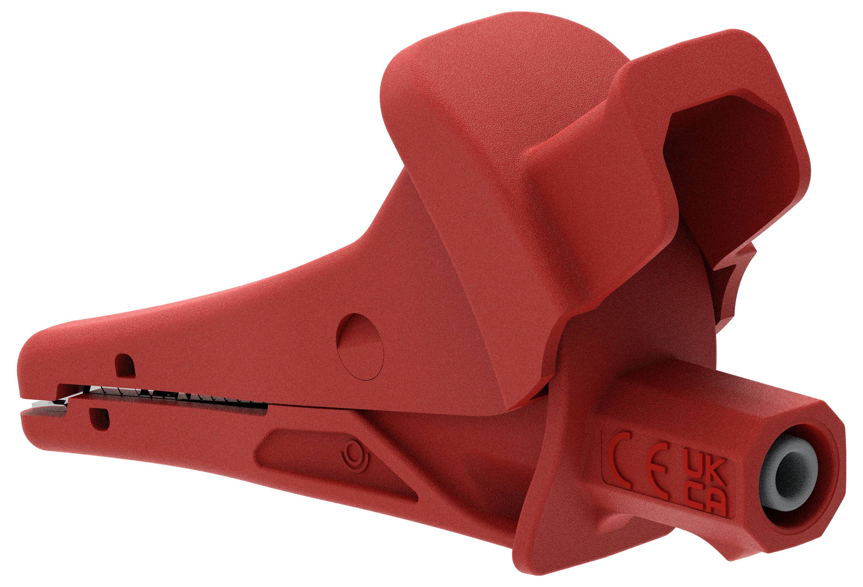 Electro PJP 5104-IEC-CD1-R Krokodilklemme Rot Klemmbereich max.: 25mm Länge: 91mm 1St.