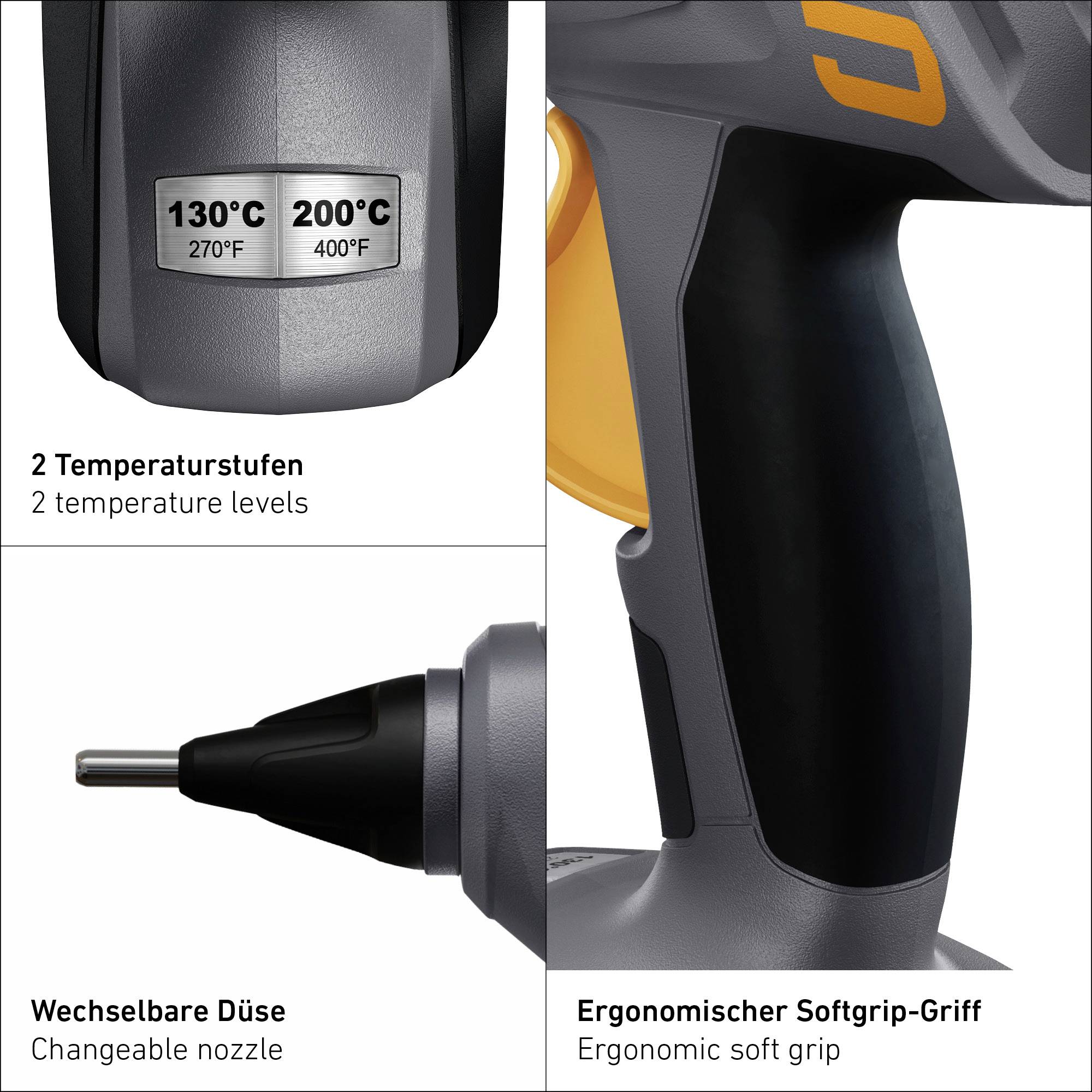 Steinel PRO MobileGlue 5011 AMP KF-SET Akku Heißklebepistole 11mm 18V 1St.