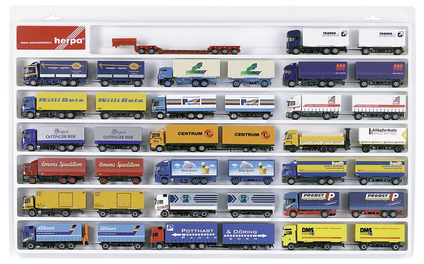 Herpa 029346 H0 Schaukasten Kunststoff 700 mm x 450 mm x 35 mm