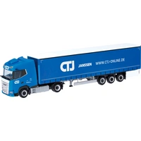Herpa 318495 H0 LKW Modell DAF XG Gardinenplanen-Sattelzug "CTJ" (Nordrhein-Westfalen/Dormagen) Herpa 318495 H0 LKW Modell DAF XG Gardinenplanen-Sattelzug "CTJ" (Nordrhein-Westfalen/Dormagen)