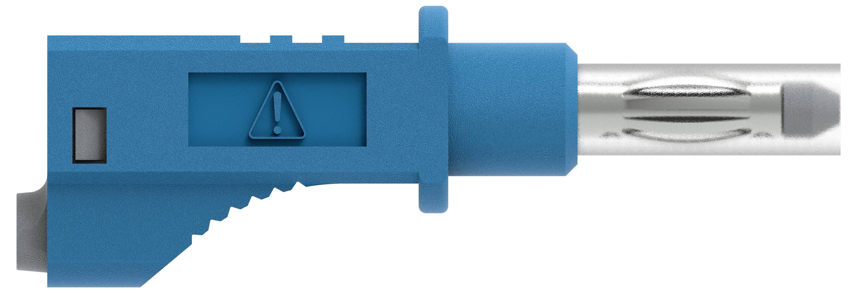 Electro PJP 2211/600V-CD1-50BL Messleitung Bananenstecker 50cm Blau 1St.